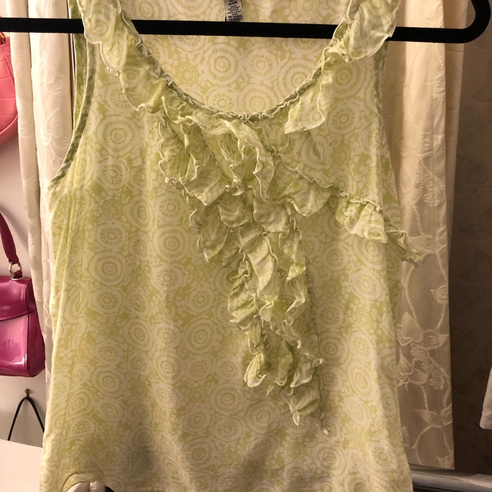 Banana Republic Light Green Blouse
